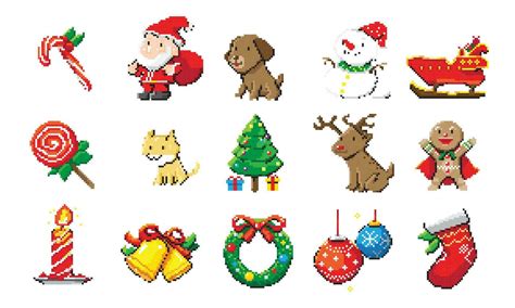 christmas pixel art|More.